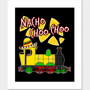 Nacho Mexican Steam Train Cinco De Mayo 2021 Posters and Art